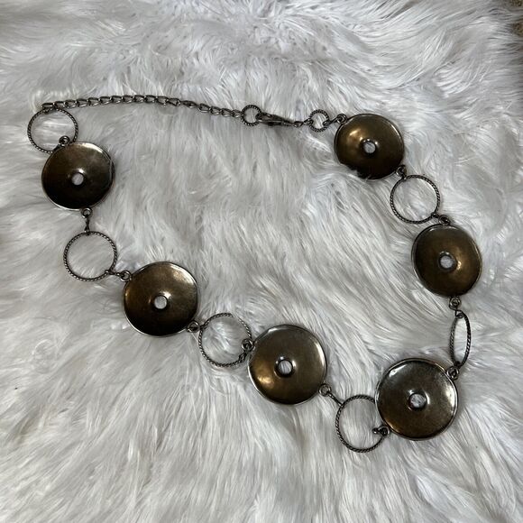 Vintage Chain Belt With Pebbled Loops main image 5
